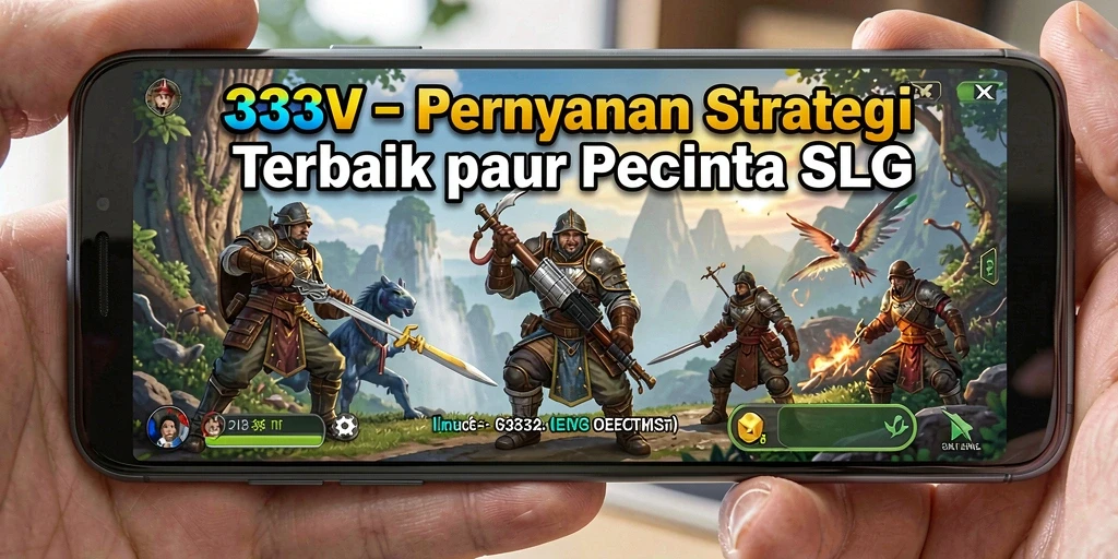 Tangkapan layar utama 333V menampilkan aksi strategi yang mendebarkan.