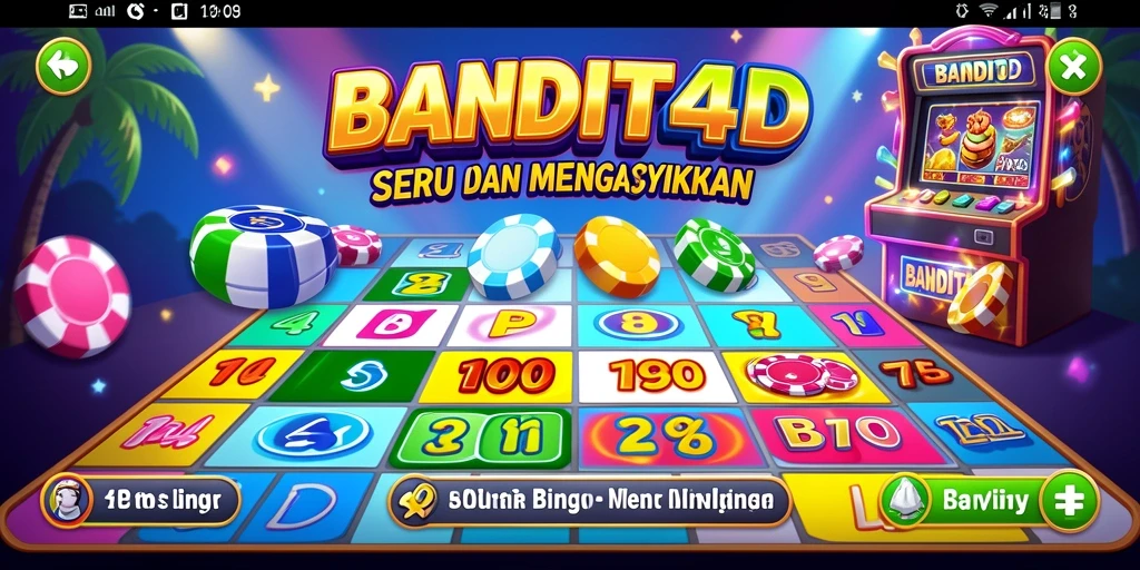 Tampilan gameplay Bingo yang menarik di BANDIT4D.