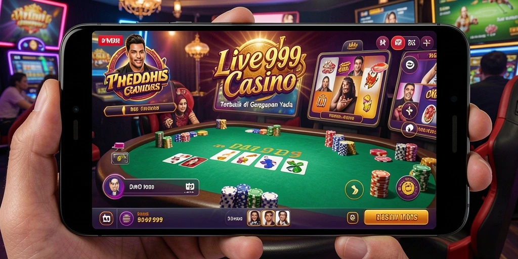 Tampilan gameplay Live Casino DMD999 yang mendebarkan.