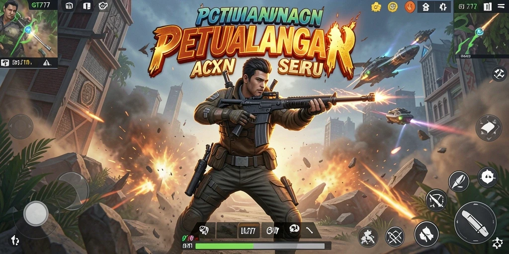 Screenshot GT777 menampilkan aksi seru dalam pertempuran yang mendebarkan.