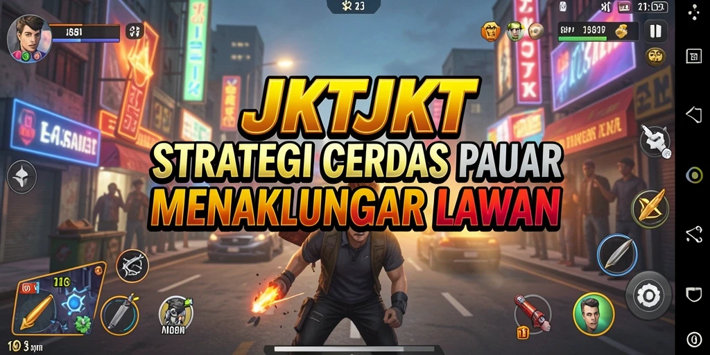 Tampilan gameplay JKTJKT yang menegangkan dan penuh strategi.