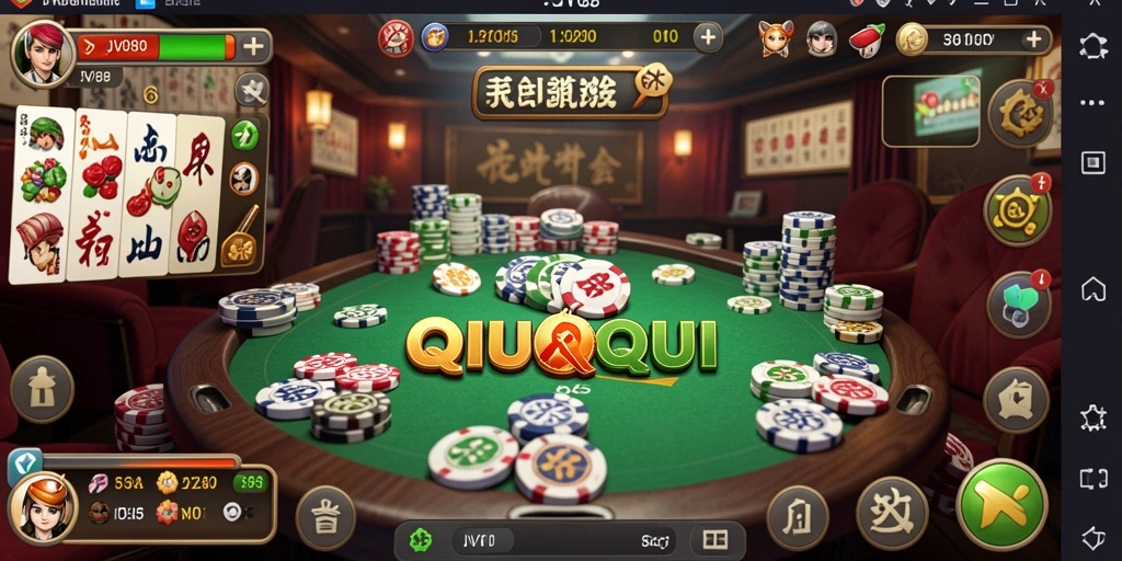Tampilan gameplay QiuQiu yang menarik dan penuh tantangan.