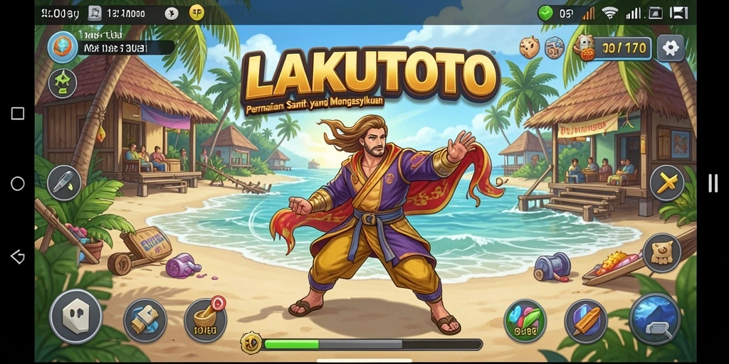 Gameplay LAKUTOTO yang seru dan menenangkan.