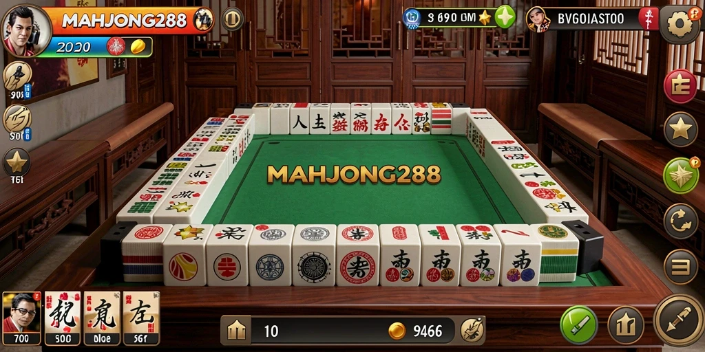 Tampilan gameplay menarik dan menantang dari MAHJONG288.