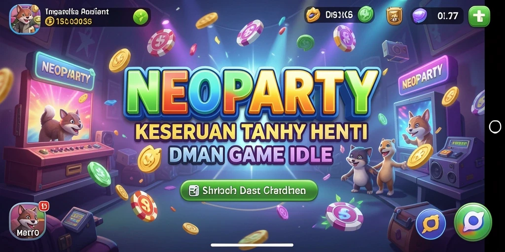 Tampilan menarik dan gameplay memukau dalam NEOPARTY.