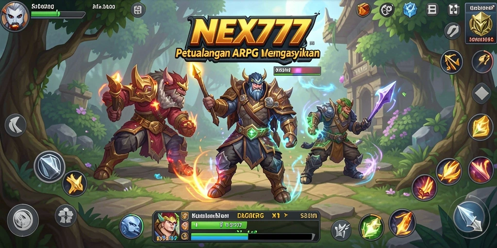 Tampilan gameplay aktif dan mendebarkan di NEX777.