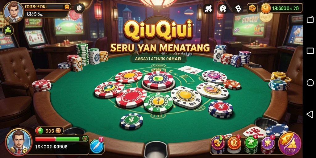 Gameplay seru dan interaktif dari PPHOKI QiuQiu.