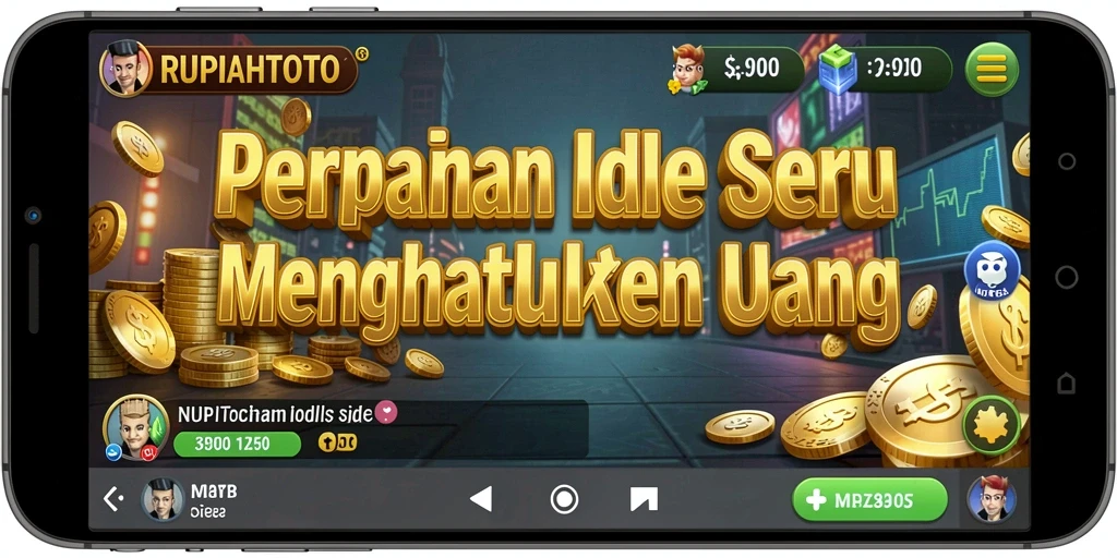 Tampilan gameplay seru RUPIAHTOTO dengan fitur Idle yang menarik.