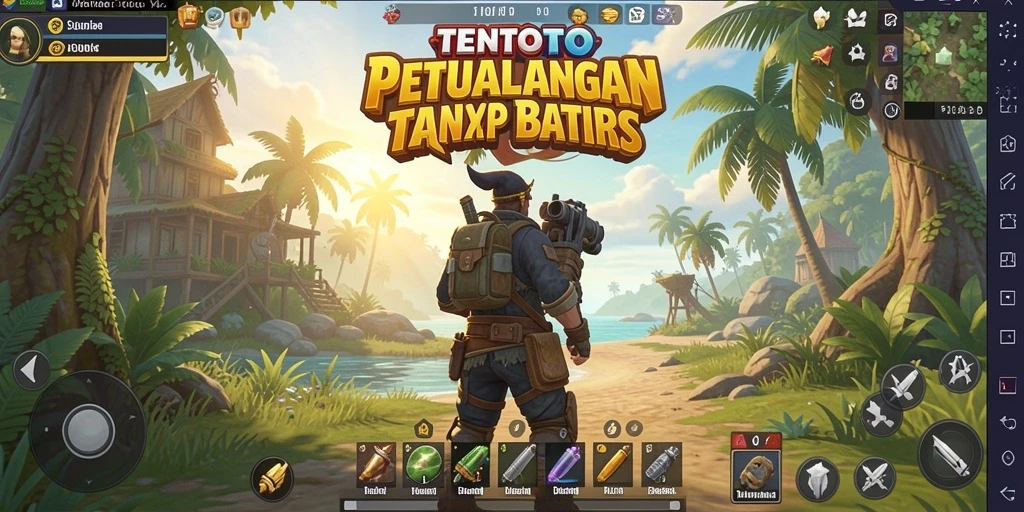 Tampilan gameplay TENTOTO yang penuh petualangan dan eksplorasi.