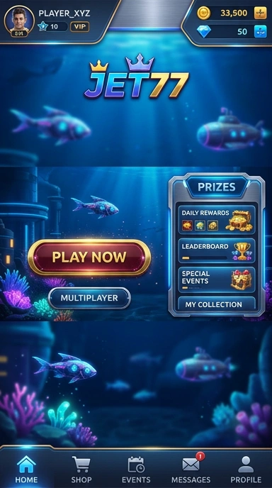 Screenshot aplikasi jet77 dengan antarmuka yang ramah pengguna.